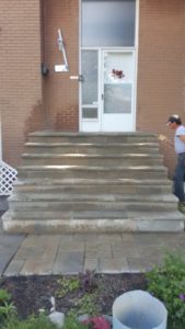Aménagement paysager d'escaliers